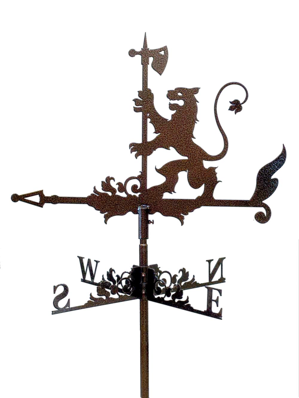 Флюгер на крышу лев с топором