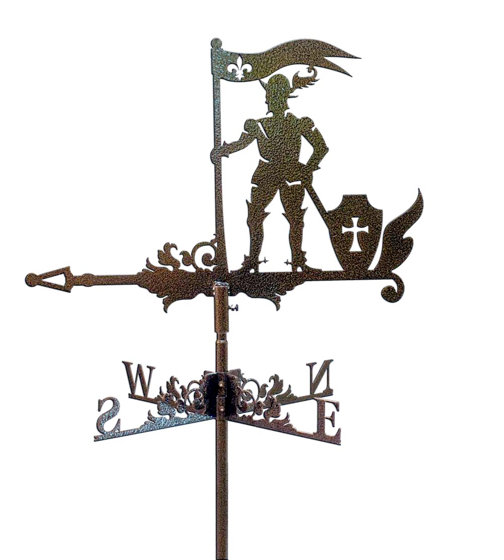 Флюгер на крышу с рыцарем