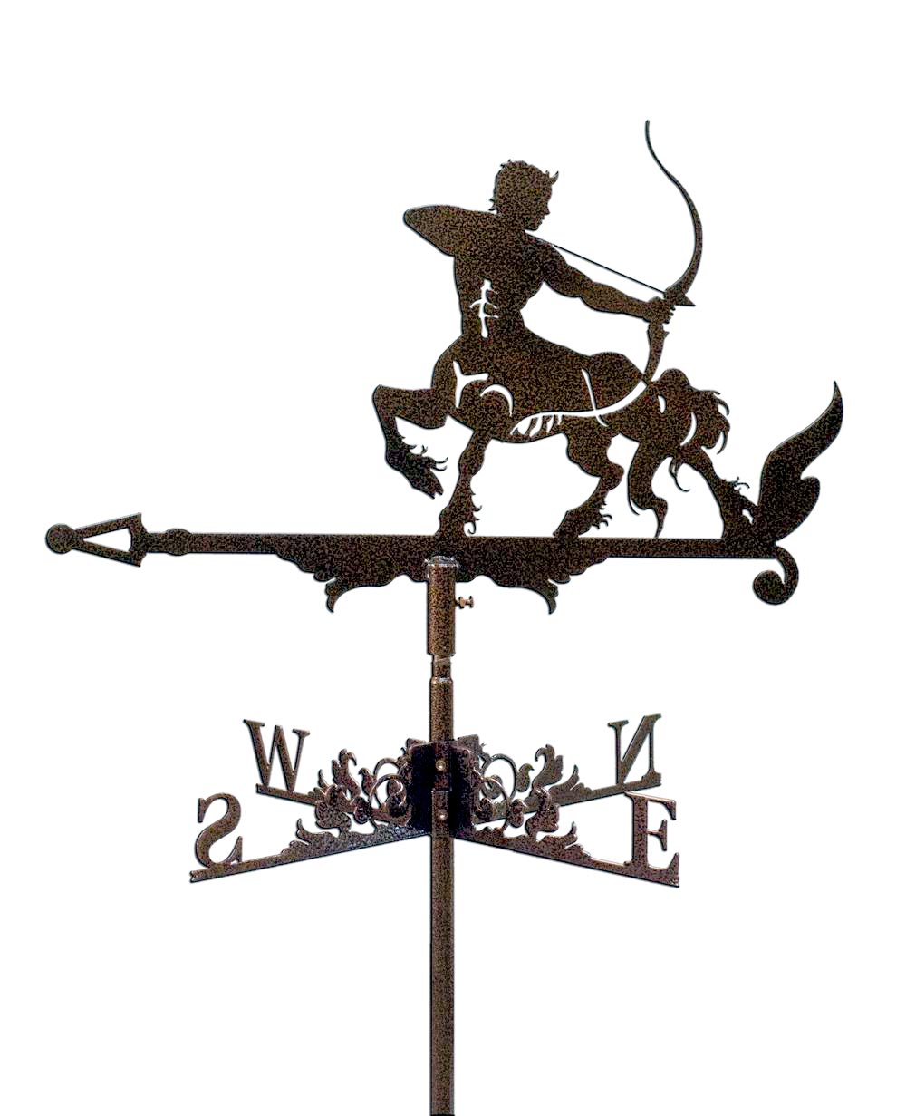 Флюгер на крышу с кентавром