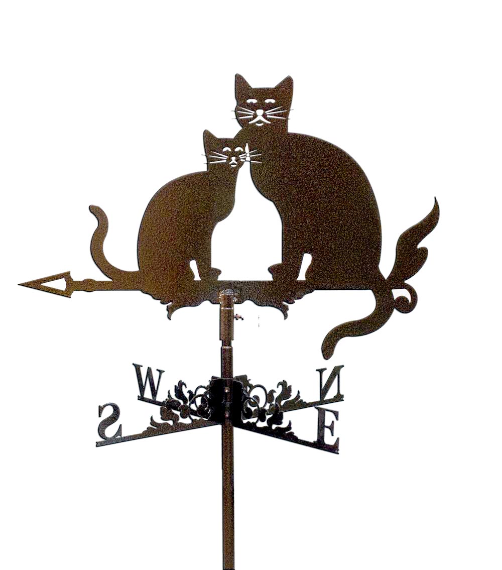 Флюгер на крышу коты