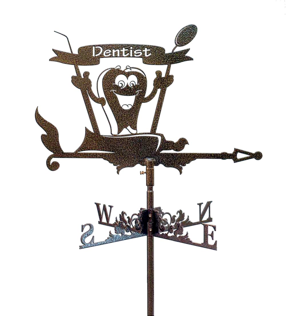 Флюгер на крышу дантист