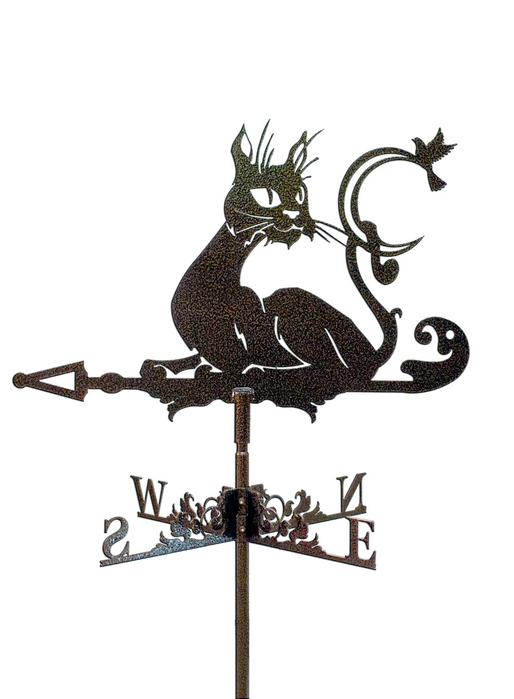 Флюгер на крышу с котом-хулиганом