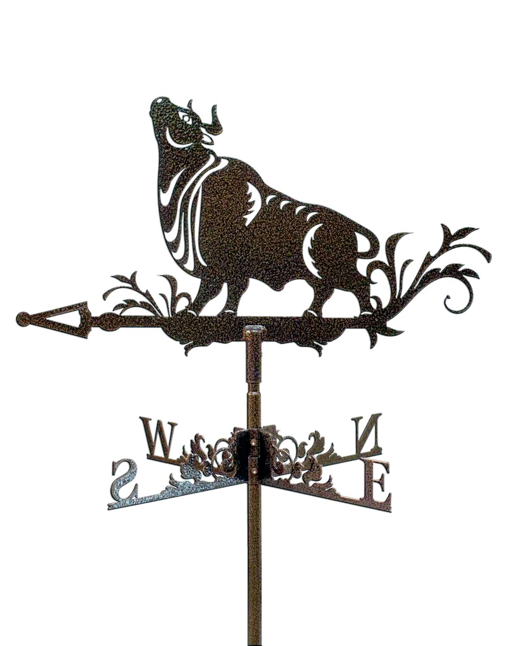 Флюгер на крышу с быком