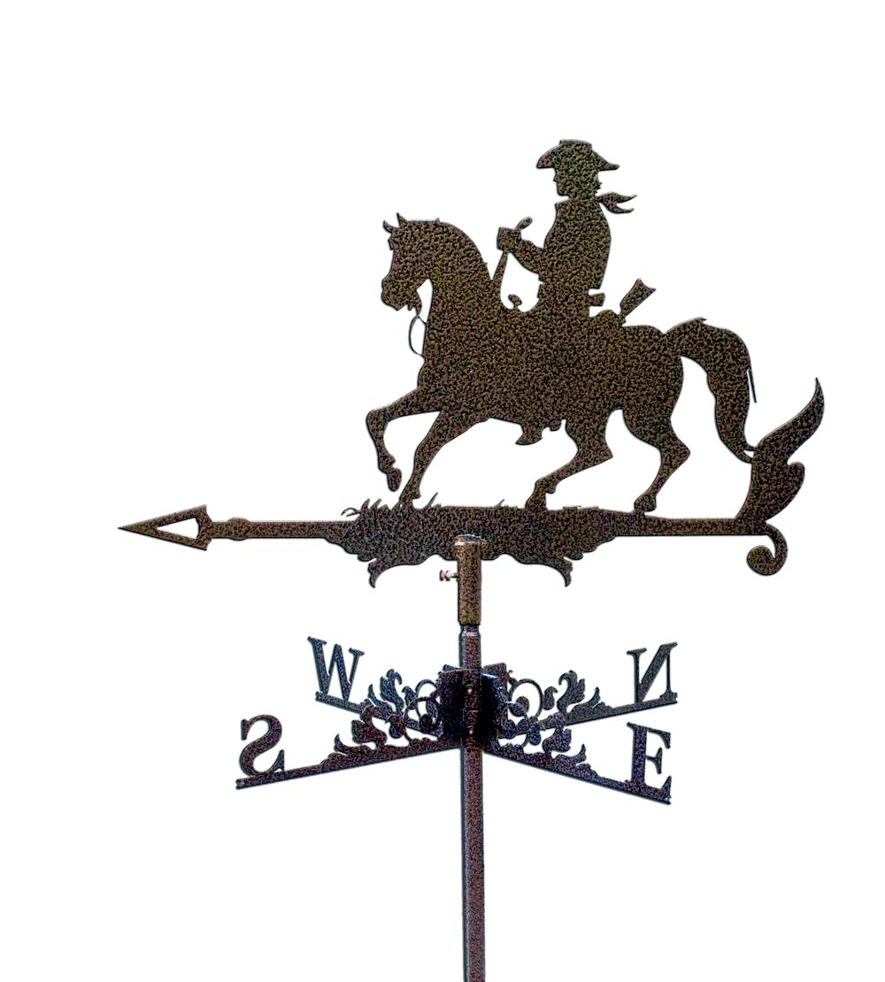 Флюгер на крышу с всадником