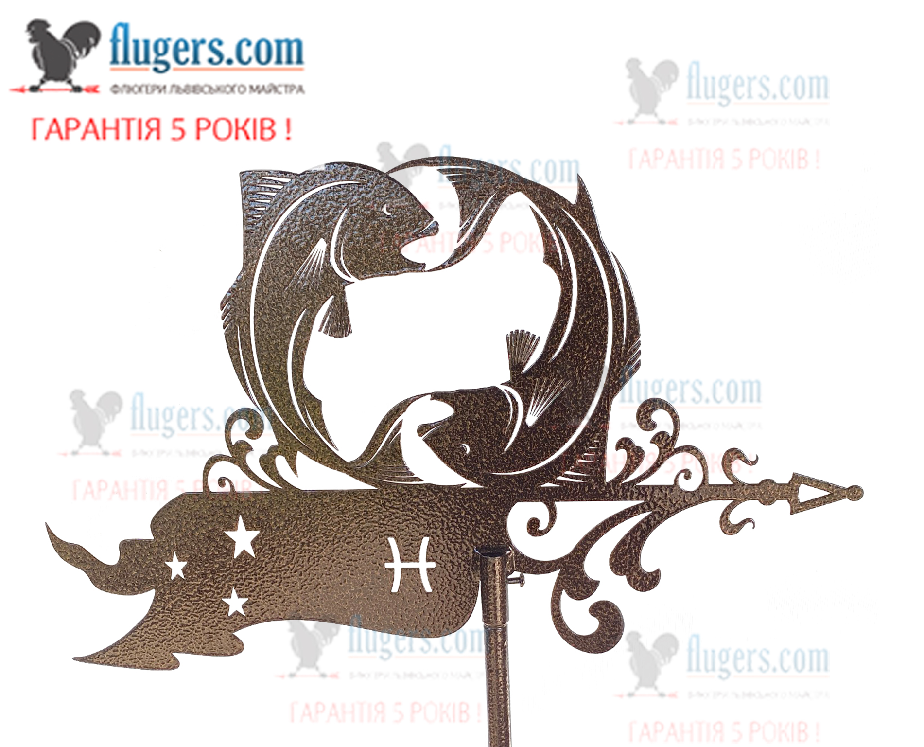 Флюгер на крышу Гороскоп Рыбы 2